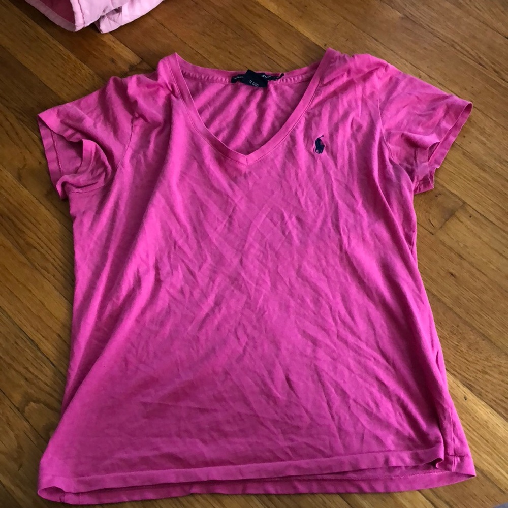 Pink polo Ralph sport